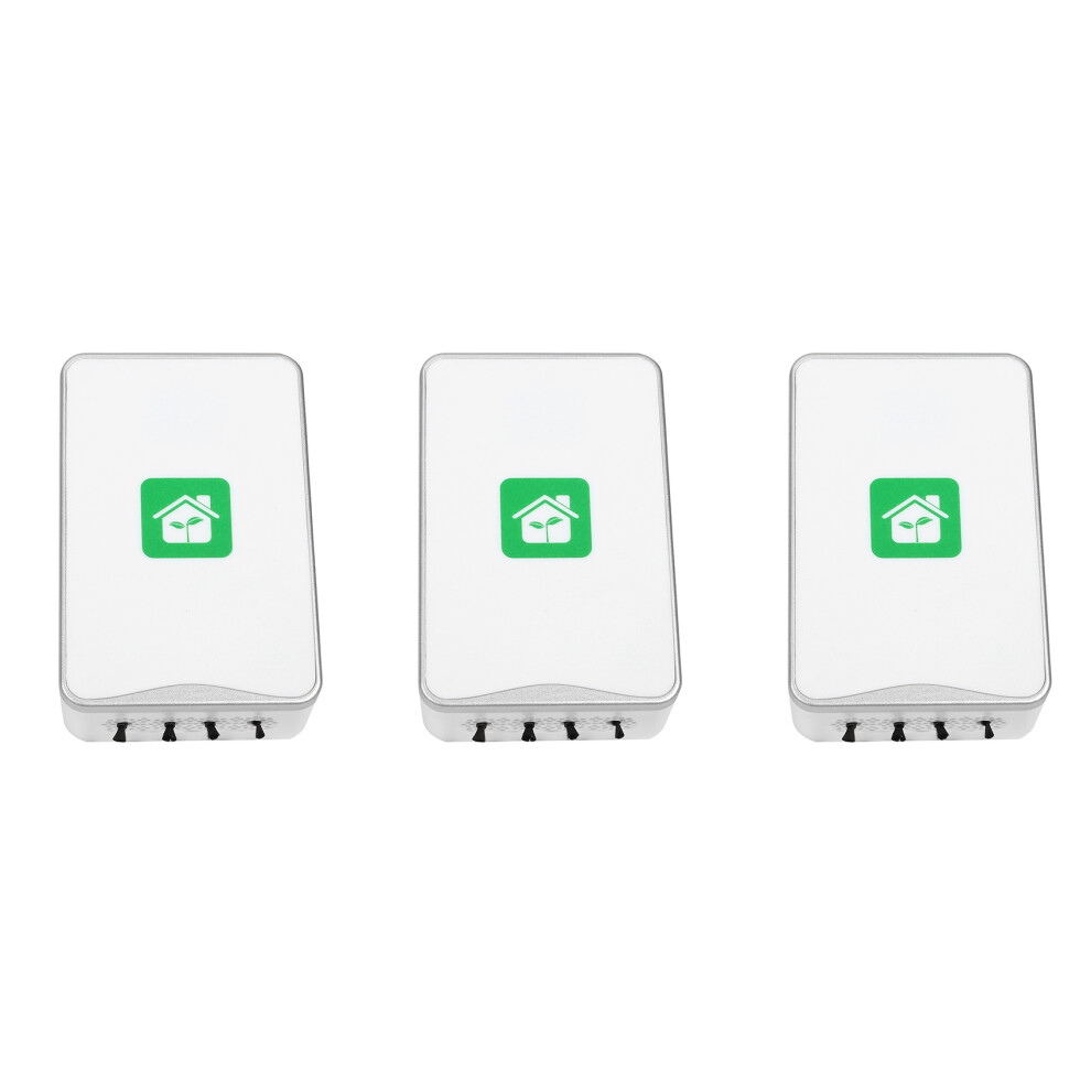 3X Pluggable Air Purifier Negative Ion Generator Filterless Ionizer Purifier Clean Allergens Us Plug 6033711950498