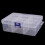 2X 6 Removable Plastic Storage Box Jewelry/Earring/Tools Container Organizer 3