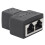 5 Pack RJ45 Network Splitters 1 Into-2 Industrial Black Ethernet Extenders 7