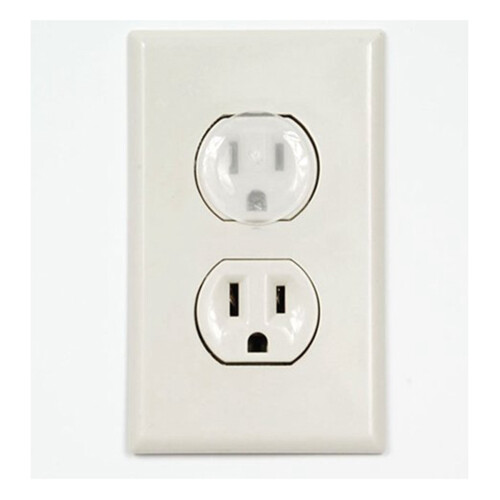 Outlet Plug Covers (64 Pack) Clear Child Proof Electrical Protector Safety Caps 2