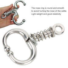 Spring Type Bull Cow Nose Pliers Metal 12x7x3cm Accessory