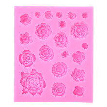 Silicone Mold Rose Flower - Bakery-Grade Non-Stick DIY Cake Decoration Tool