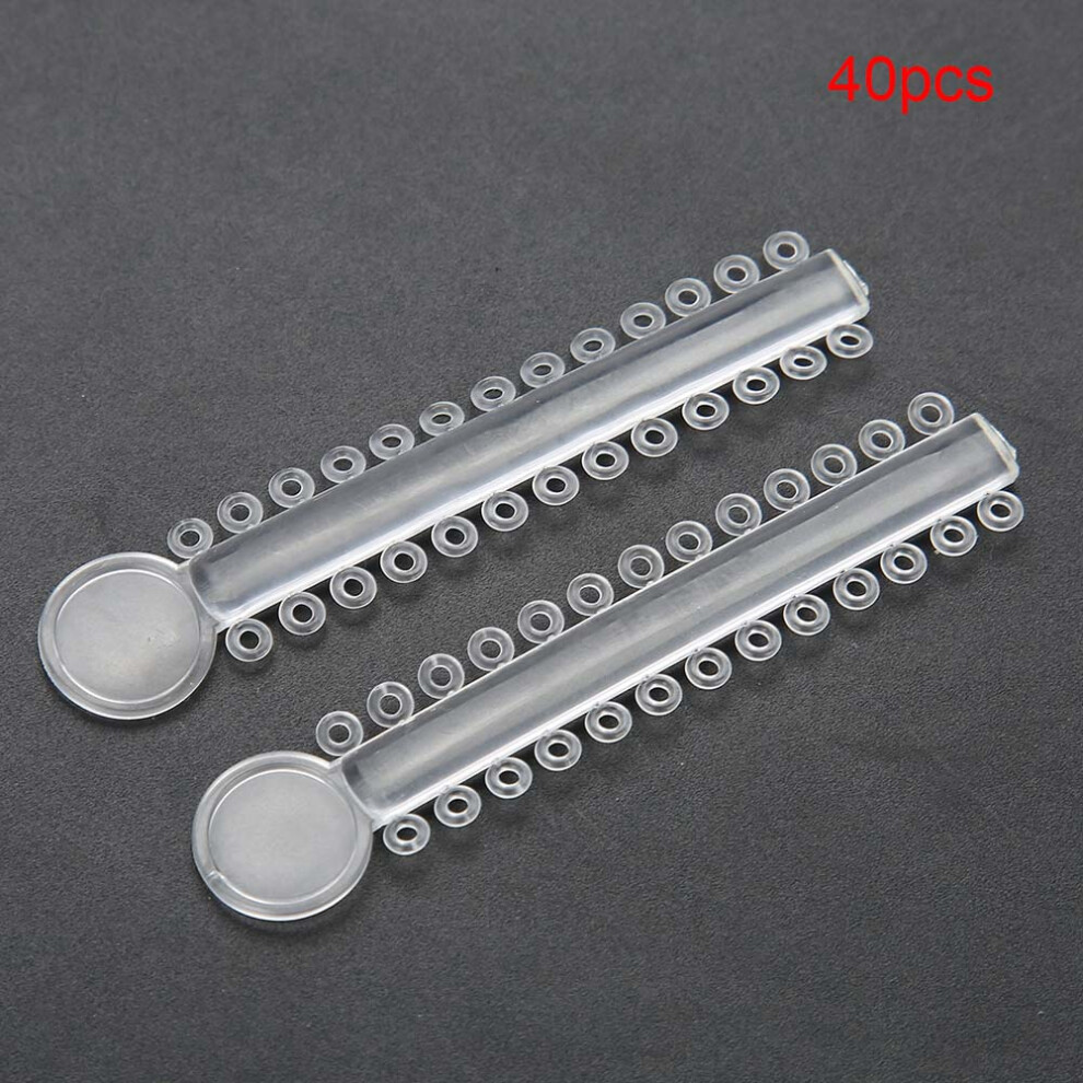 40pcs Dental Orthodontic Ligature Rubber Bands - Elastic Teeth Corrector