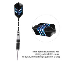 3pcs 155mm Steel Tip Dart Set with Printing Flights for Dartboard