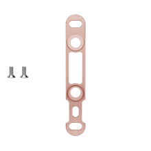 Aluminum Alloys Bike Brake Adapters Front Rear-Pink front brake