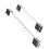 360 Degree Rotating Casters Appliance Moving Base For-A2374 1