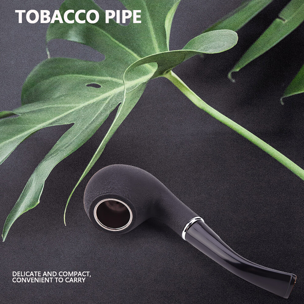 Black Premium Detachable Resin Smoking Pipe For Men, 14Cm