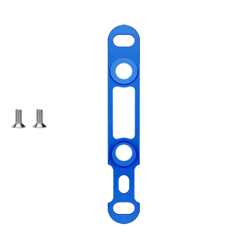 Front Rear Bike Disc Brake Conversion Bracket-Blue front brake