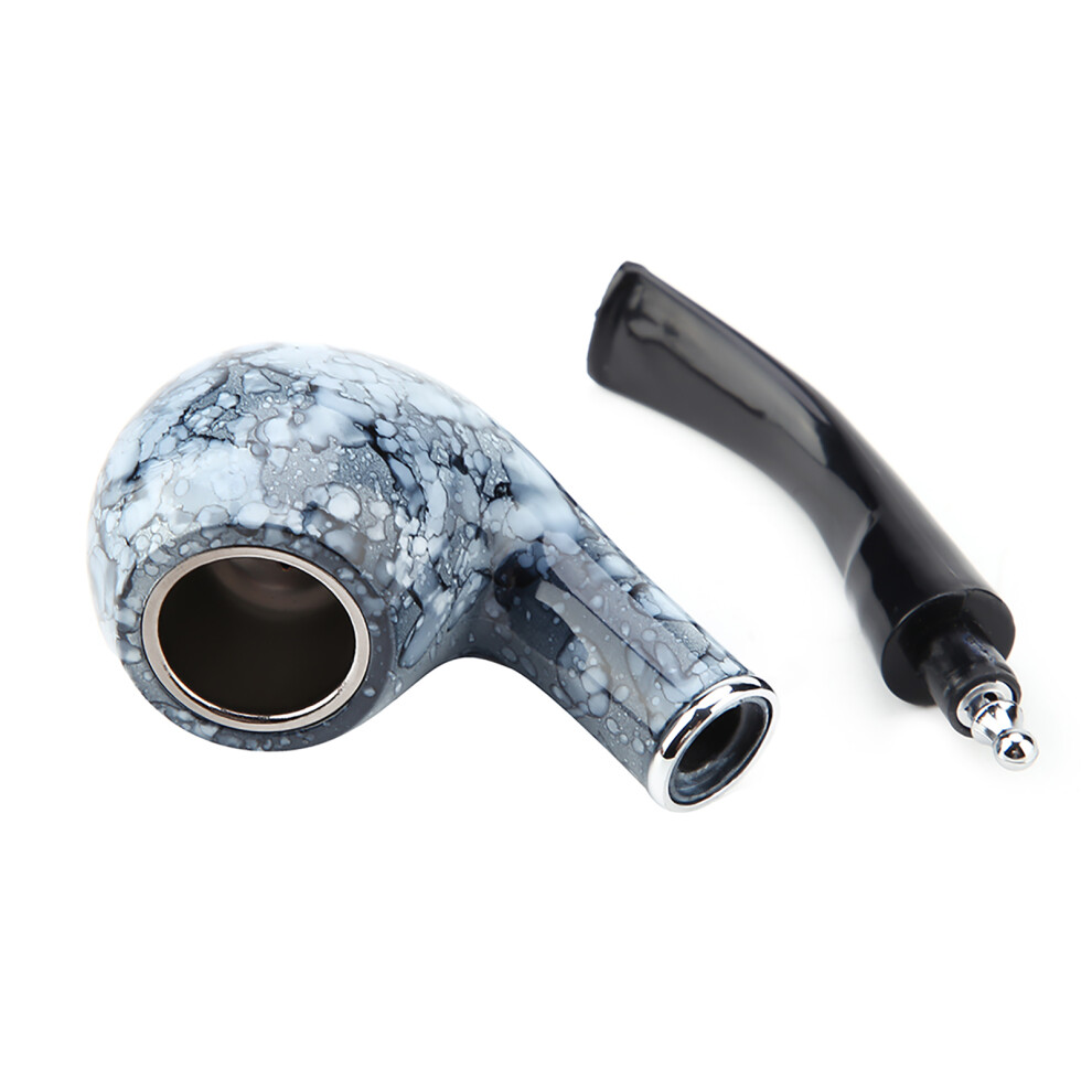 Blue Detachable Resin Smoking Pipe - Premium Quality, 14Cm
