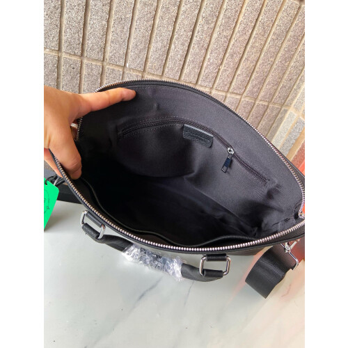 Prada Pure Leather Briefcase with Lock 2268-5 37cm 2