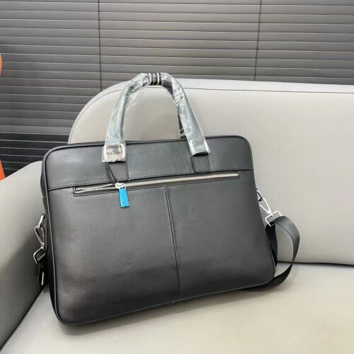 Prada Leather Briefcase Crossbody Bag 38cm 1