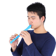 Children’s 8 Hole Clarinet Flute in Blue Beginner Size with Cleaning Tool