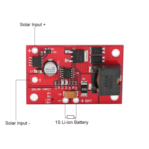 CN3791 12V 3A MPPT Solar Panel Controller for 3.7V Li-ion Batteries