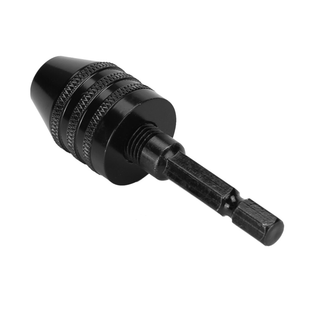 Black Aluminium Hex Shank Drill Chuck