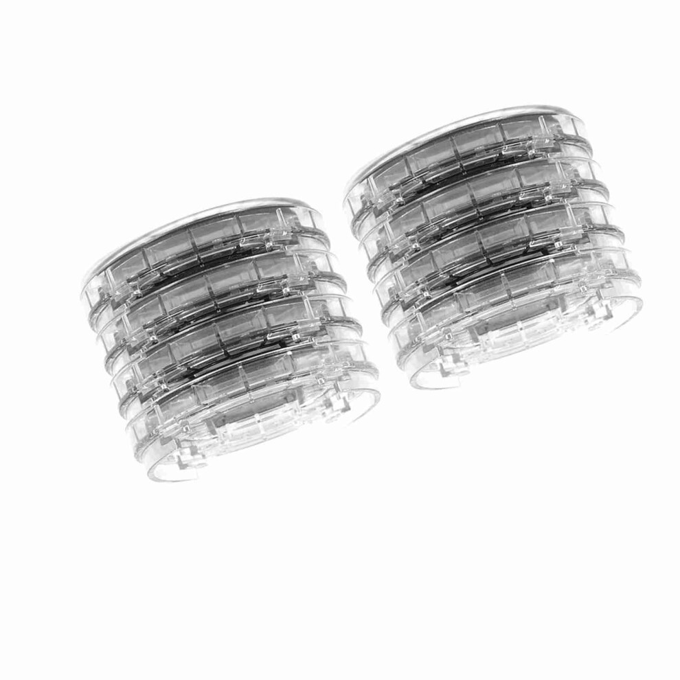8Pcs Transparent Plastic Furniture Leg Skid Resistance Pads 8.5Cm 3281392505985