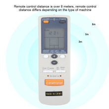 Universal Air Conditioner Remote for Fujitsu AR-JW1 AR-JW2, 8m Range