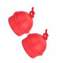 Pool & Snooker Cue Chalk 2pcs Red No Slip With Cord Improves Cue Control
