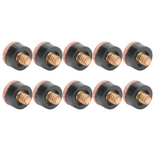 10pcs Billiard Snooker Pool Cue Tip Replacement 13mm Durable Soft