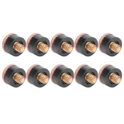 10pcs Pool Cue Tips 13mm Replacement Snooker Billiard Accessories 2