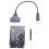 M.2 NGFF MSATA to USB 3.0 Adapter Converter Reader Card with  Cable Portable Flash Drive Support  SSD 1