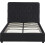 Seconique Madison 5' Ottoman Bed - Black Velvet Fabric 4