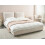 Beliani Waterbed Fabric BAJONNA 160 x 200 cm (EU King Size) Light Beige 2