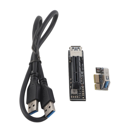 PCI‑E X1 Extension Cable Black ABS for Computer Accessories 1