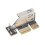 PCI‑E X1 Extension Cable Black ABS for Computer Accessories 6