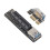 PCI‑E X1 Extension Cable Black ABS for Computer Accessories 11