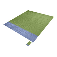 Waterproof Multifunctional Beach Blanket 200x210cm, Army Green/Gray