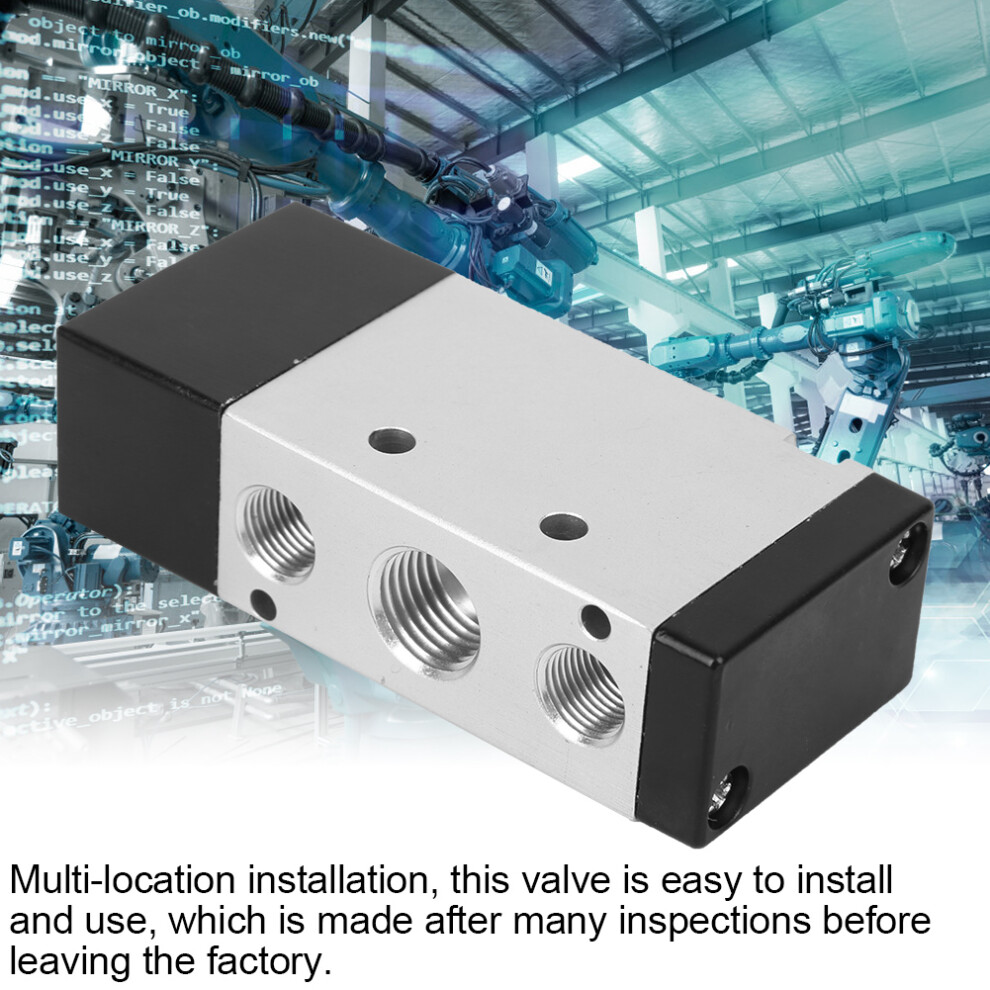 Pneumatic 5/2 Way Valve G1/2 Aluminium Alloy
