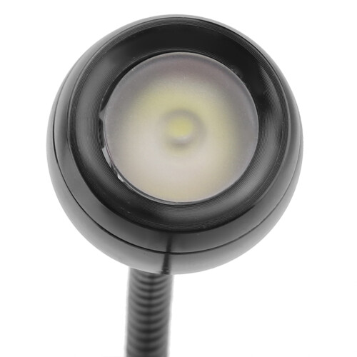 USB LED Clip-On Table Lamp Small Night Light for Reading & Study Black White