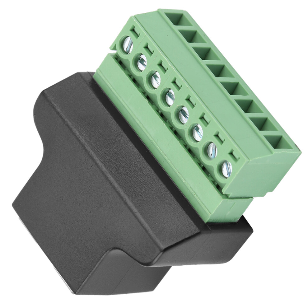 Rj45 Female To Screw Terminal Ethernet Adapter 8 Pin Cctv For Digital Dvr Au 8751392510210