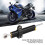 Universal CNC Aluminum Adjustable Steering Damper Mount Black 5