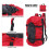 Rock Climbing Rope Bag with Shoulder Strap, 144x106cm, Red 12