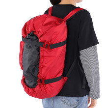 Rock Climbing Rope Bag with Shoulder Strap, 144x106cm, Red