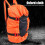 Rock Climbing Rope Bag with Shoulder Strap, Orange, 144x106cm 9