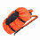 Rock Climbing Rope Bag with Shoulder Strap, Orange, 144x106cm 15