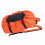 Rock Climbing Rope Bag with Shoulder Strap, Orange, 144x106cm 1