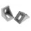 Aluminium L Shape Corner Bracket 25pcs Right Angle Fastener for DIY Repairs 1