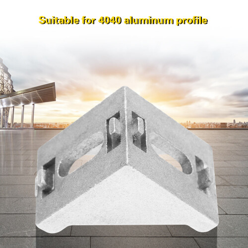 Aluminium L Shape Corner Bracket 25pcs Right Angle Fastener for DIY Repairs 2