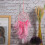 Pink Feather Dreamcatcher Wall Hanging Pendant with Night Light, 33 cm 2