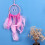 Pink Feather Dreamcatcher Wall Hanging Pendant with Night Light, 33 cm 7