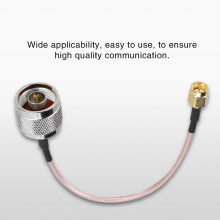 SMA Male to N Type Male Coaxial Cable 15cm RG316 Low Loss RF Adapter Durable