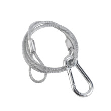 Steel Wire Safety Cables for Stage Lights, 3mm, 750mm, 10 Pack
