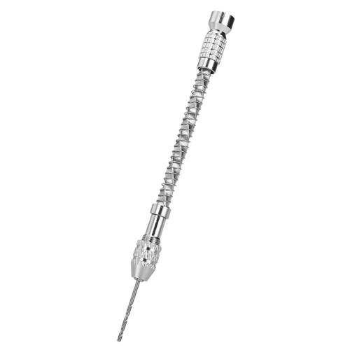 Mini Hand Drill Set with 20 Bits, 0.3-1.6mm, Silver 2