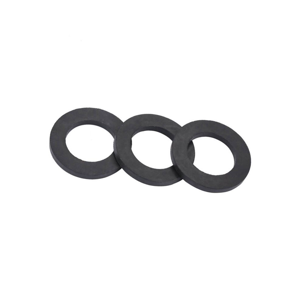 12Pcs Rubber Washer Rings For Shower Faucet Sealing 1" Black 7691392747456