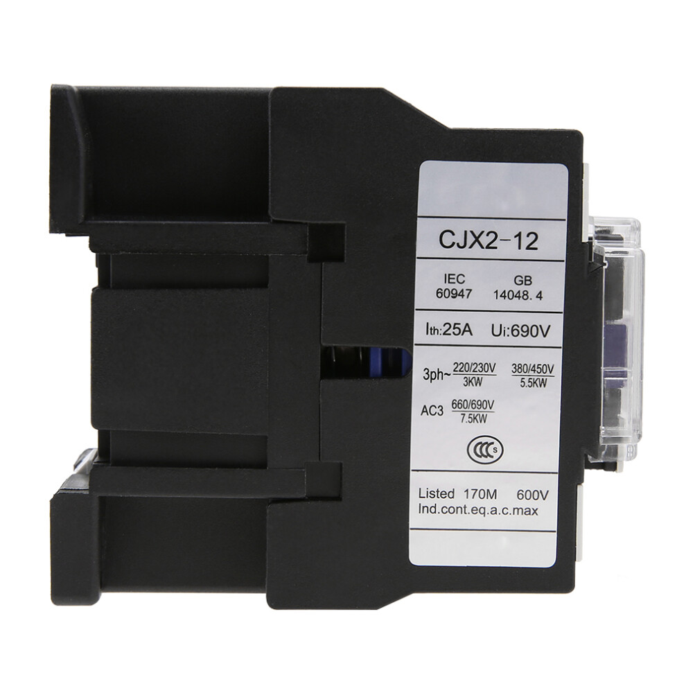 Cjx2-1210 220V 12A Industrial Electric Ac Contactor For Power Control 7901392513204