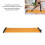 Gleitmatte für Ski-Skating 180x50cm Orange 14