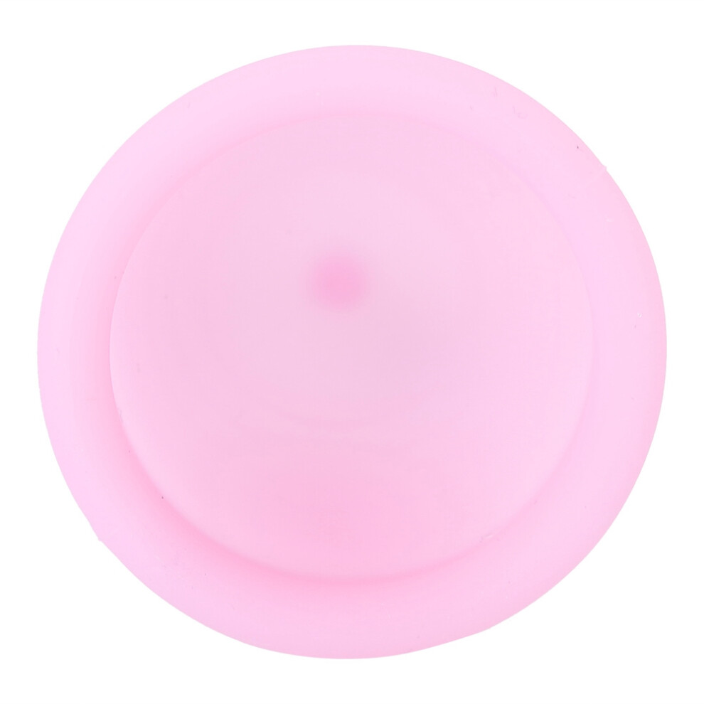 Pink Menstrual Cup Medical Silicone Leak-Free Feminine Hygiene L
